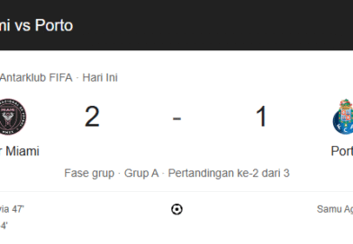 hasil pertandingan inter miami vs fc porto