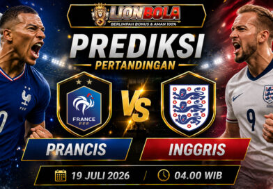 prediksi skor prancis vs inggris 19 juli 2026