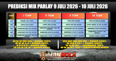 prediksi mix parlay 9 juli 2026 - 10 juli 2026