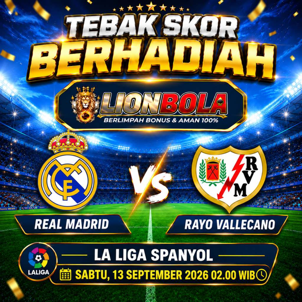 tebak skor real madrid vs rayo vallecano